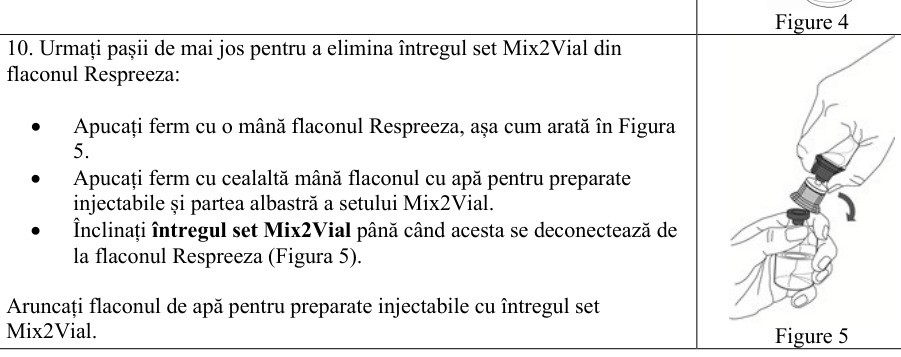 Figura 1: Modificări în densitatea pulmonară (CPT) faţă de valoarea iniţială, în studiul RAPID și studiile de extensie RAPID