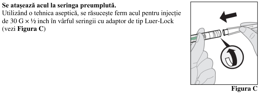 Figura 5: Modificarea Medie a Acuității Vizuale în Funcție de Grupul de Tratament, de la Momentul Inițial până în Săptămâna 48, în Studiul Clinic MYRROR (Set complet de analiză, LOCF)