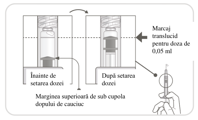Figura 5: Modificarea Medie a Acuității Vizuale în Funcție de Grupul de Tratament, de la Momentul Inițial până în Săptămâna 48, în Studiul Clinic MYRROR (Set complet de analiză, LOCF)